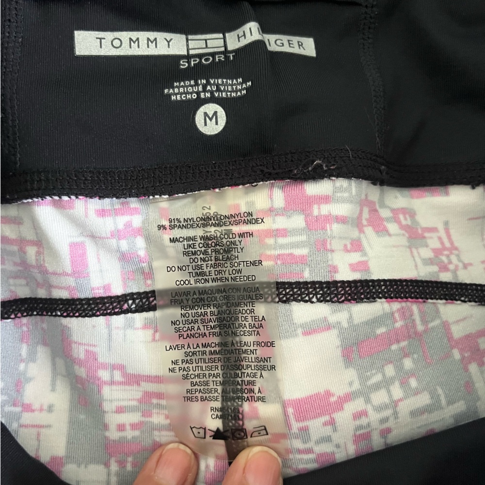 Tommy Hilfiger Sport cropped workout leggings - Picture 4 of 6